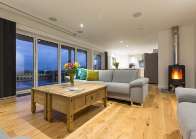 Chy Lowen, large holiday cottage with hot tub and sea views by Portmeor Beach in north Cornwall | St Ives Coastal Holidays