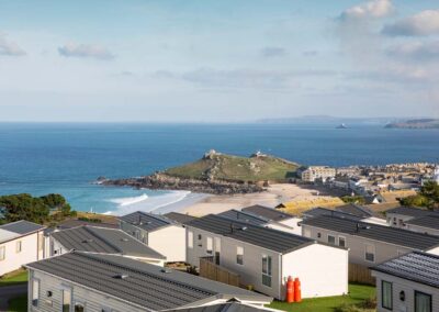 Chy Lowen, large holiday cottage with hot tub and sea views by Portmeor Beach in north Cornwall | St Ives Coastal Holidays