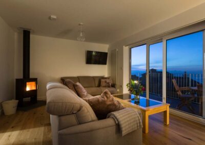 Godrevy House, holiday cottage with sea views and a woodburner, near Porthmoer Beach in north Cornwall | St Ives Coastal Holidays